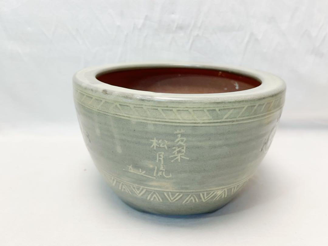 茶道具 黄檗松月流 土風炉 五徳 燗鍋 ヤカン 敷板 灰2個 6点セット 元