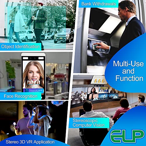 Elp 16 Megapixel Usb Camera Module With 75Degree No Distortion Lens 3496P 6K Embedded Webcam Board For Computer 16Mp Cmos Imx298 Usb2.0 Video Raspberry Pi Web Pc Camera For 3D Printer Bar/Qr Code Scan #TOP6