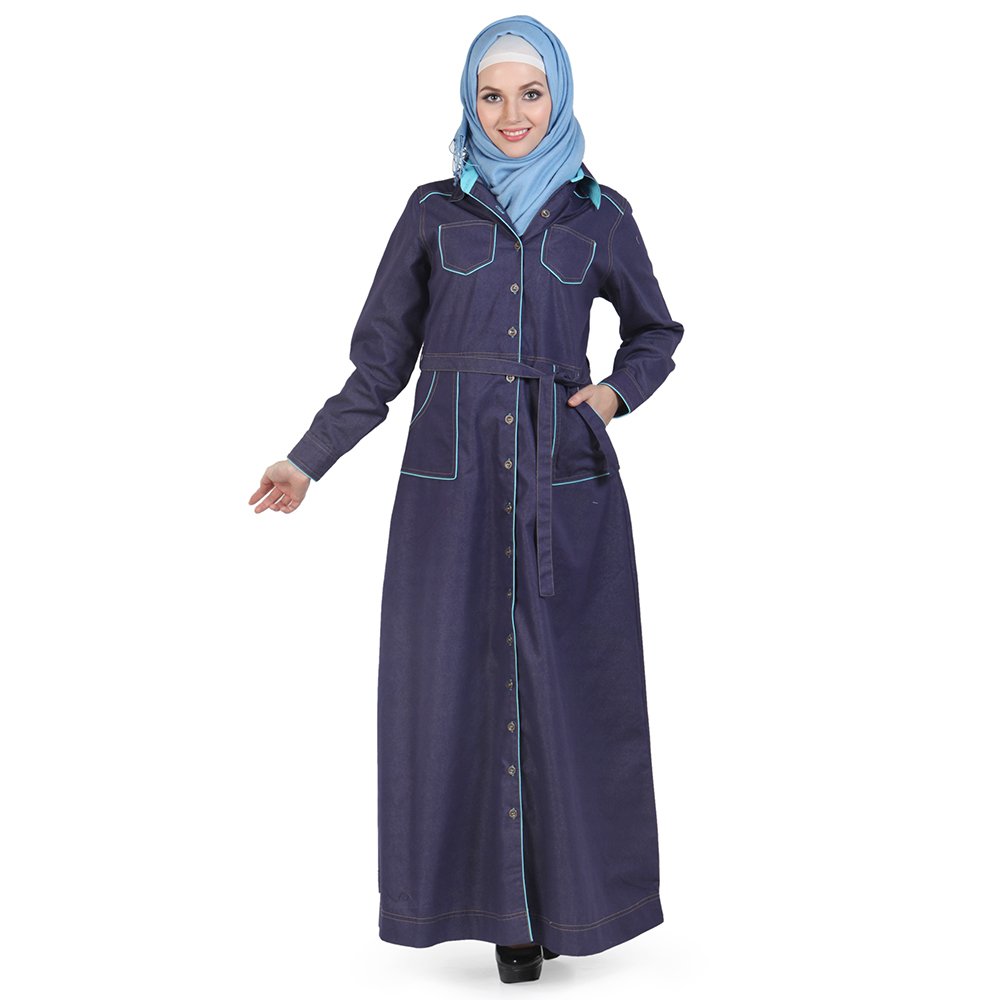 Momin LibasPeach Pippin Long Abaya & Burqa