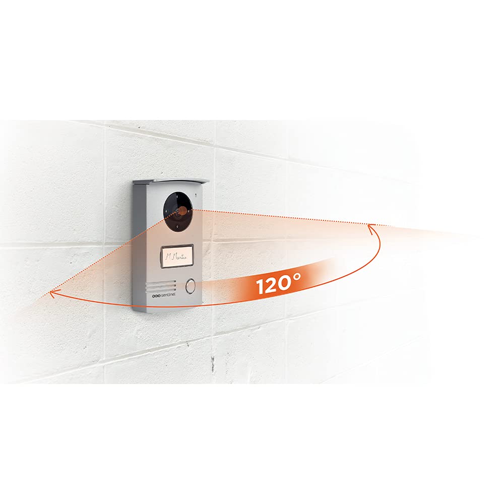 SCS SENTINEL - VisioDoor 4.3+ - Interphone video filaire avec moniteur extra plat tactile 4,3