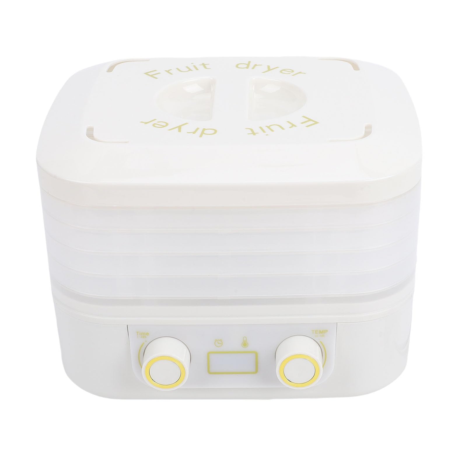 TOPINCN Deshidratador de Alimentos 5 Bandejas Temporizador Ajustable Control de Temperatura 48H para Refrigerios Caseros Frutas Verduras Carnes (Enchufe europeo 220V)