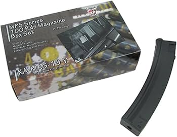 FLUX ガスガン マガジン5本付き Amazon | キングアームズ MP5 100連 マガジン Box セット - 5本入