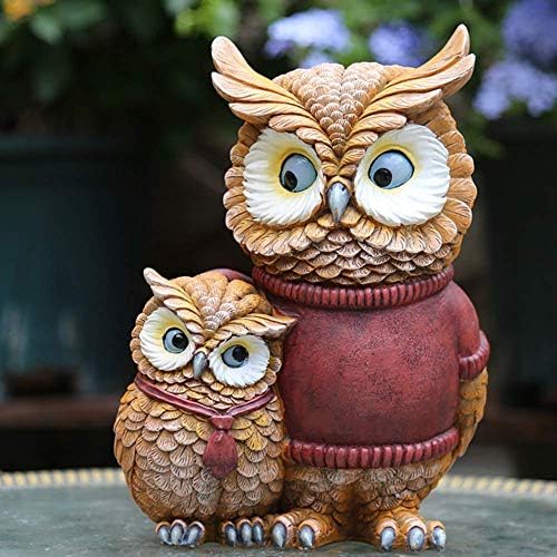 ZHJBD Garden Ornaments Outdoor Simulation Animal Owl Fox Waterproof Resin Garden Statue for Yard Landscape Lawn Decoration Crafts Gift -171124cm A-171124cmProduct No.:WW-117