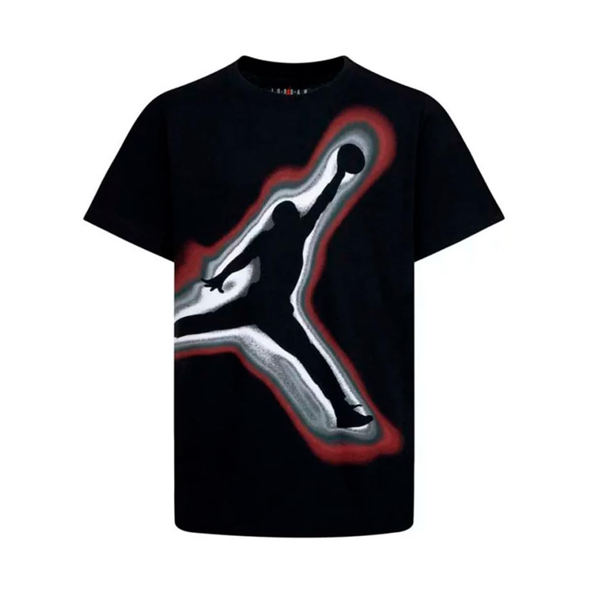 Jordan Boys Black / Black Kids Air Htmp Jumpman Hbr Shirt, S
