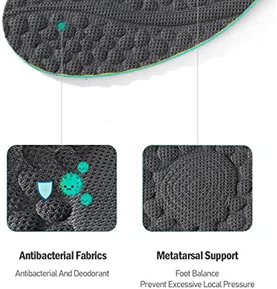 Jogging Marathon Insoles Cushion Light Soft Breathable Deodorant S