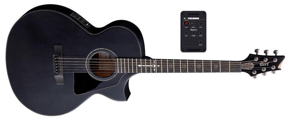 Cort EVL-A6 Guitar 12-53 Strings Satin Black : Amazon.co.uk