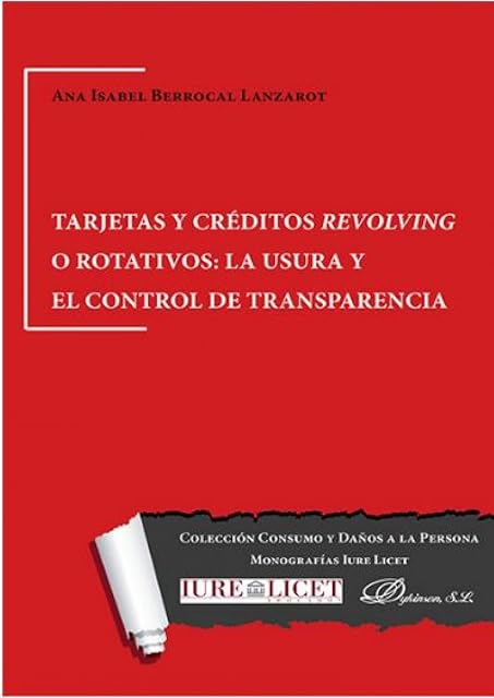 Portada de Tarjetas y créditos revolving o rotativos