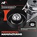 A-Premium Belt Tensioner Assembly with Pulley Compatible with Chevrolet Captiva Sport 2012-2015 & GMC Terrain 2015-2017 & Buick Regal 2011-2013, 2.0L, 2.4L, 3.0L, Replace# 12605175, 1340584