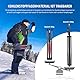 NEEWER Light Stand Carbon Fiber mit 180° umkehrbaren Beinen, 1/4 auf 3/8 Schraubenadapter und Tasche, 86,5/220cm tragbares Reisestativ für Outdoor Fotografie Speedlite Strobe Softbox, ST210R