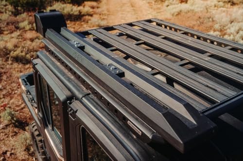 Midnight Forest Fly Rod Locker: Lockable, Black, 72" x 9" x 7"; 2 Rod Holder, Keyed Locking, Fishing Trips, Vehicle Mounted