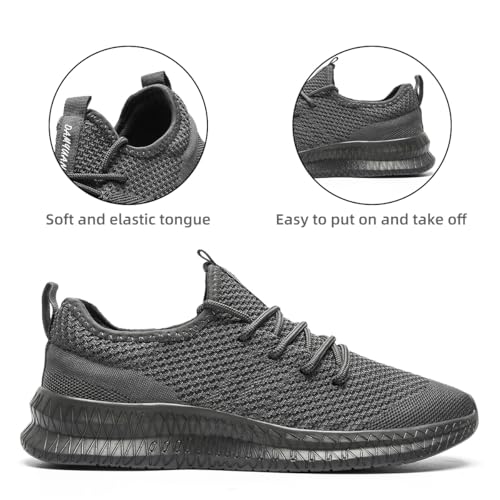Image of Running Shoes for Women Slip On Tennis Walking Sneakers Sport Fashion Casual Workout Gym Athletic Hiking Nurse Non Slip Lightweight Breathable Trainers