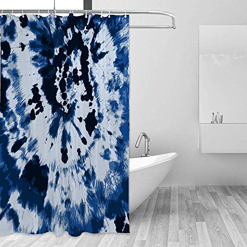 Rideau de douche anti éclaboussures coloré polyester pour sol sec - 5