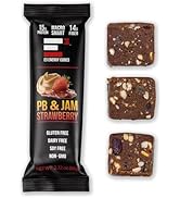 E3 Energy Cubes- PB &amp; Jam Strawberry Refrigerated Protein Bars | Gluten Free, Dairy Free, Soy Fre...