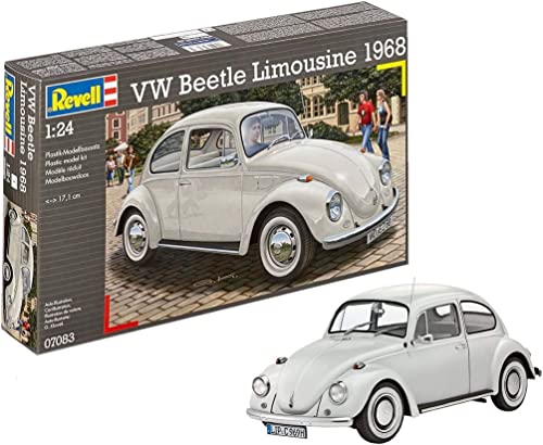 Revell - Maqueta VW Beetle Limousine 1968, Kit Modelo, Escala 1:24 (07083)