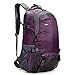 TianMai Mochila de senderismo impermeable de 45 l para deportes al aire libre para escalada, montañismo, pesca, viajes, ciclismo, color morado