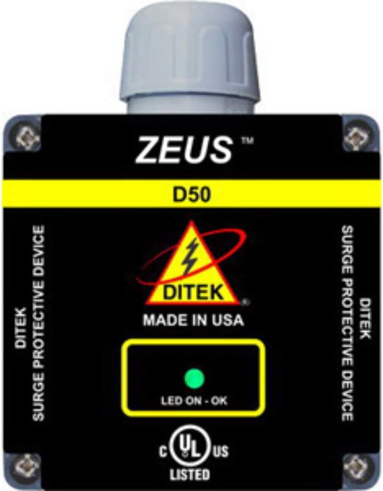 DITEK D501202401 120/240-1 VAC, 50kA, SPD Type 1, UL1449