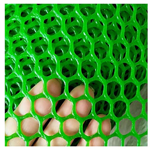 ZGQSW Plastic Net Breeding Netting Lawn Protection Nets Child Safety Fence Balcony Stair Mesh Anti-fall Net Cutable Multi-size Green (Color : Mesh1.2mm, Size : 1 * 50m)