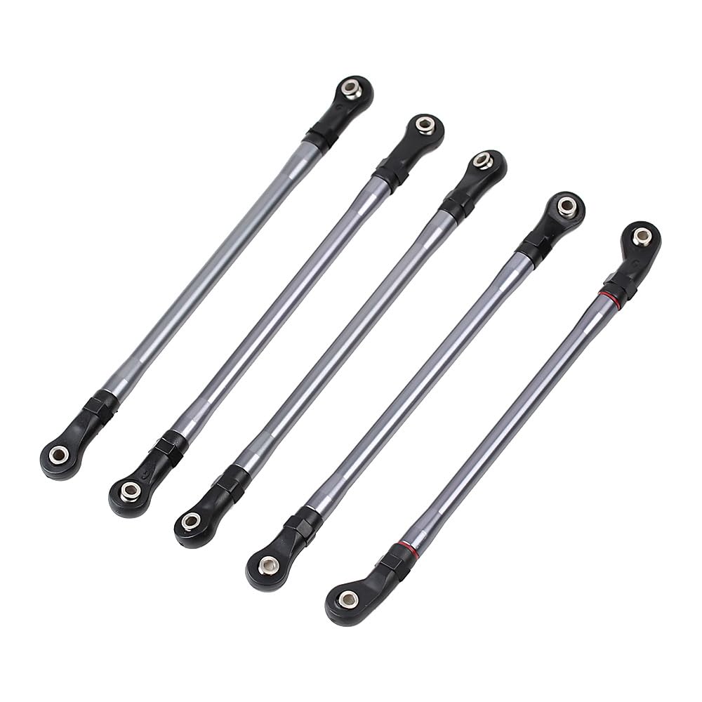 10 Biellettes + Rotules Plastique Pour TRX4 1/10 RC Crawler - Tiges Métal 324mm Empattement Upgrade Suspension