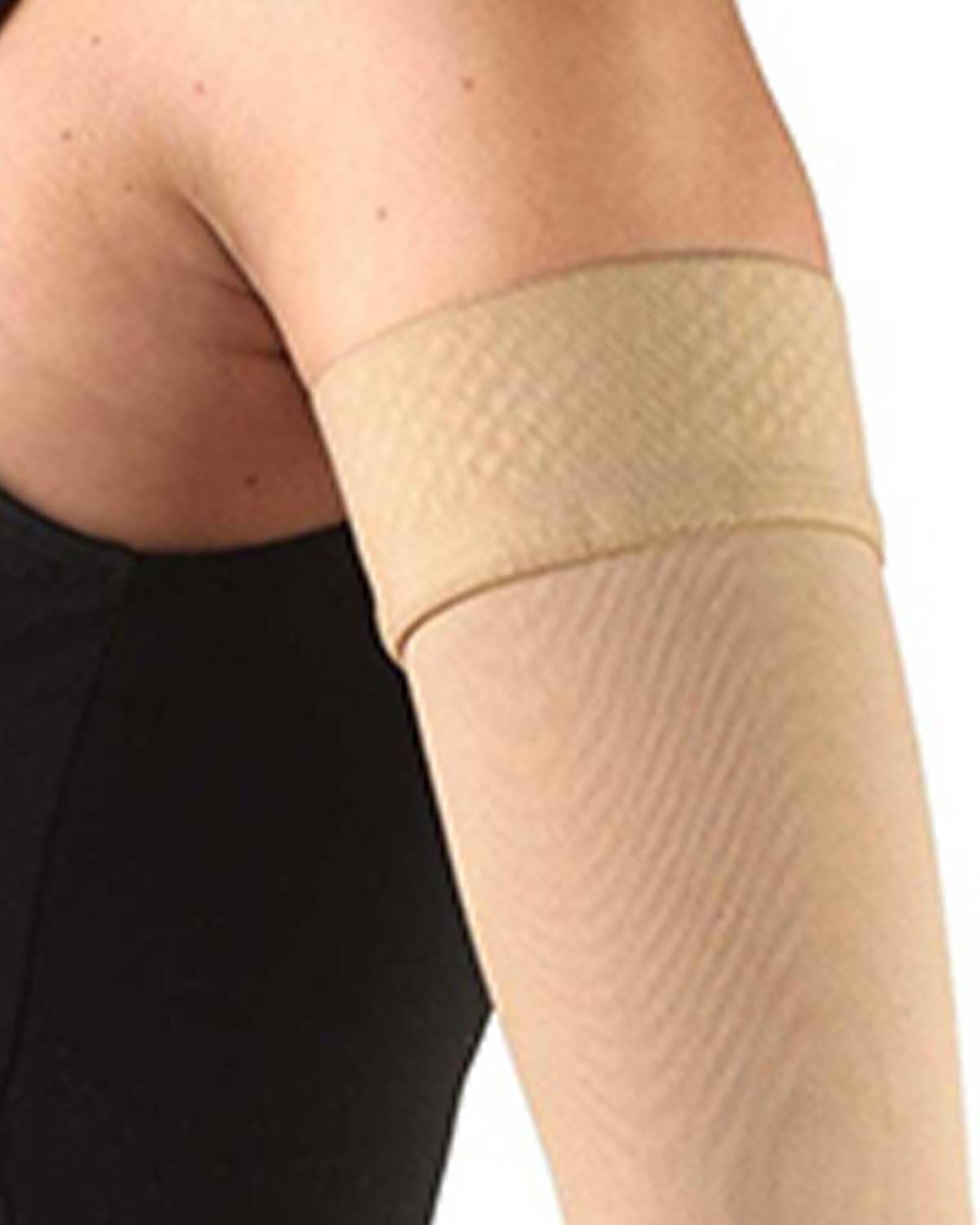 Ames Walker AW 7161 Lymphedema Armsleeve w/Silicone Top Band 20-30 mmHg