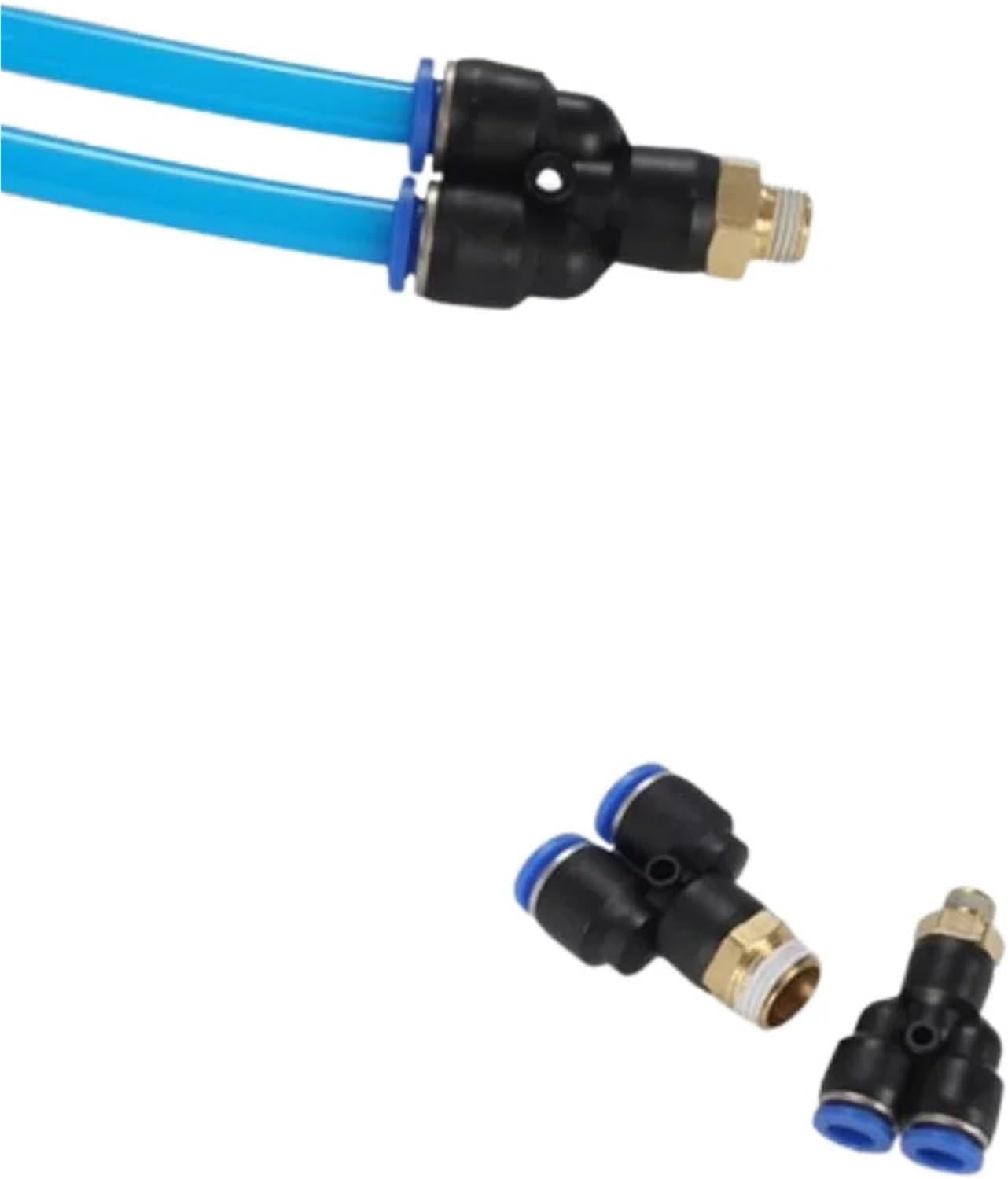 10/20PCS Y-Shaped Three-Way Pneumatic Fittings Quick Connector PX4-M5 PX4-01 PX6-M5 PX6-01 PX8-01 PX10-01 PX12-01(PX4-M5,10PCS)