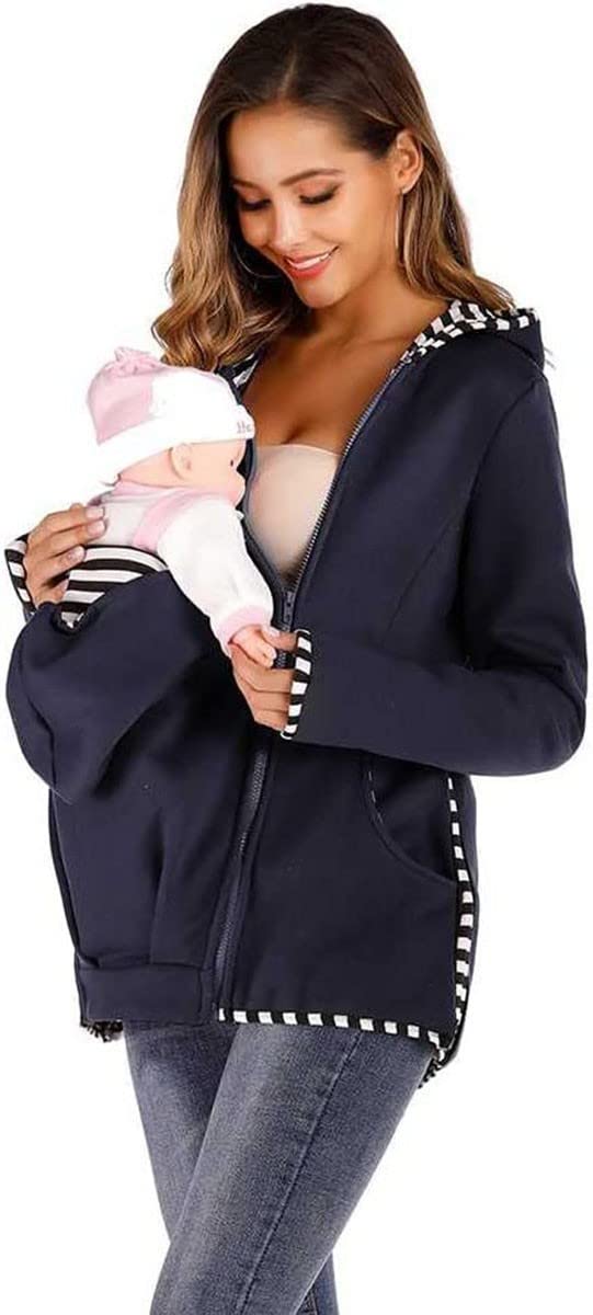 Con Porta Bimbo CRGL Giubbotto Premaman Invernale Giacca Per Mommy