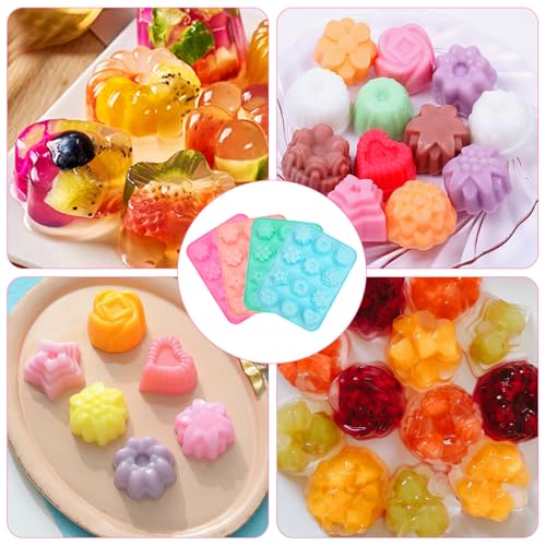 Miniatura 7 de 4 Piezas Moldes Para Jabones Artesanales, Molde De Jabón Hecho A Mano Antiadherente, 12 Cavidades Moldes Silicona Navidad, Silicona Para Moldesjabón Casero, Moldes De Silicona Para Moldes De Jabón Diy