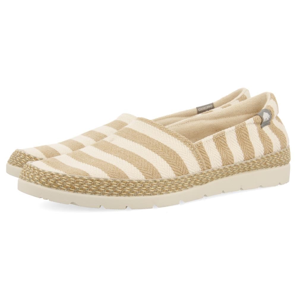 GIOSEPPO Men's Stroud Espadrille Wedge Sandal, Beige, 8.5 UK