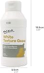 Mont Marte Premium White Texture Gesso 250ml (8.4oz), Suitable for Acrylic Paint, Oil Paint, Colour Pencils, Pastels, Graphite and Charcoal