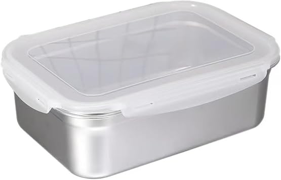 Nideen Stainless Steel Lunch Box 54oz / 1.6 L Metal Lunch Box Container for Work, Travel