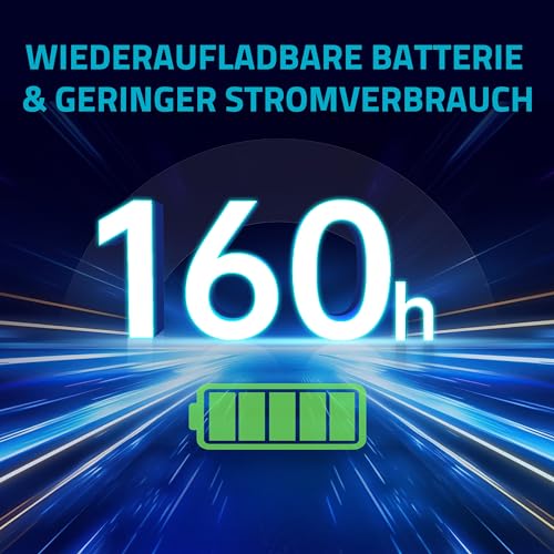 V20PRO - Mouse da gioco wireless 2,4 GHz ad alte prestazioni con sensore ottico da 26000 DPI, accelerazione 50 G, 650 IPS, durata della batteria fino a 160 ore, PC/Mac - nero - Mouse gaming - Immagine 10