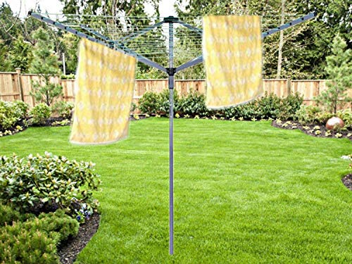 Abaseen Rotary Clothes Dryer 40M,50M,60M Washing Line Airer 4 Arm Dryer Folding Outdoor Indoor Laundry (60M) - Image 4