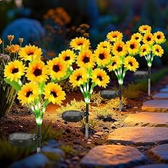 Solar sunflower light