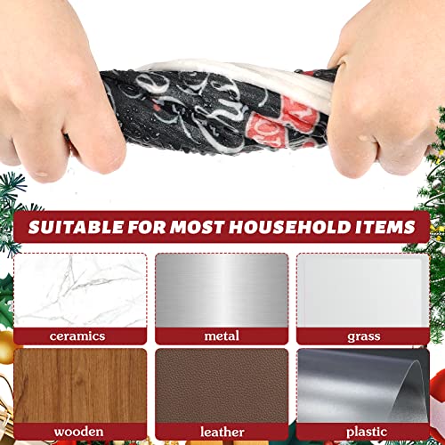 8 Pieces Christmas Swedish Dish Cloths African American Black Santa Angel Child Kitchen Dishcloth Sponge Cleaning Cloth Absorbent Dish Towels Soft Reusable Dish Cloths Washable Decorative Tea Towels #TOP3