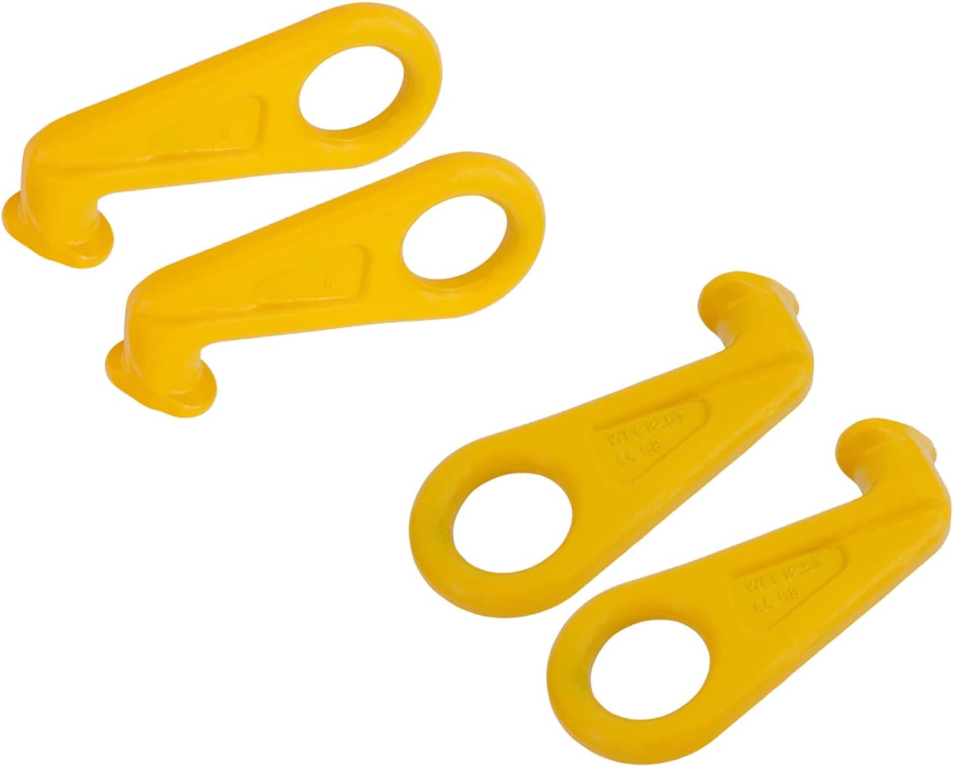 Mytee Products2 Left & 2 Right 45 Degree G80 SEA Shipping Container Lifting Hook, Shipping, Cargo, Storage, Moving