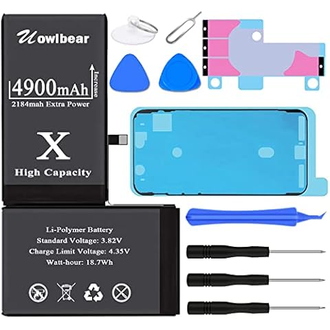 uowlbear 4900mAh Battery for iPhone X Cover
