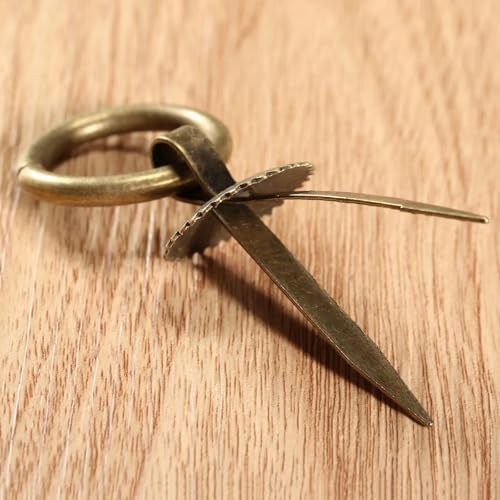 Tiradores de latón vintage para cajones de cocina, puertas y pomos de muebles 6