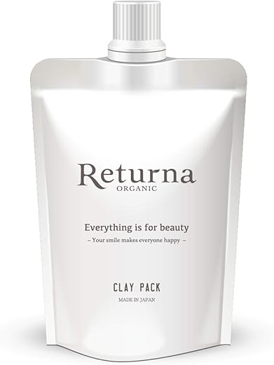 リターナオーガニック 泥 洗顔 フォーム 130g クレイ 毛穴 洗浄 黒ずみ 汚れ 落とす 7つの無添加 セラミド5種 ヒアルロン酸4種 コラーゲン3種