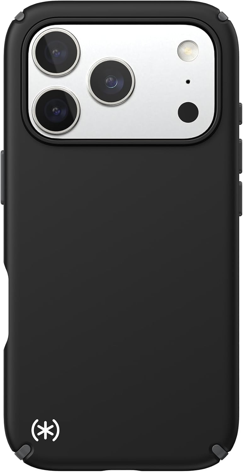 Speck PRESIDIO2 PRO for iPhone 17 Pro Case, MagSafe-Compatible, Slim Protective Case, Black/Slate Grey/White - Image 3