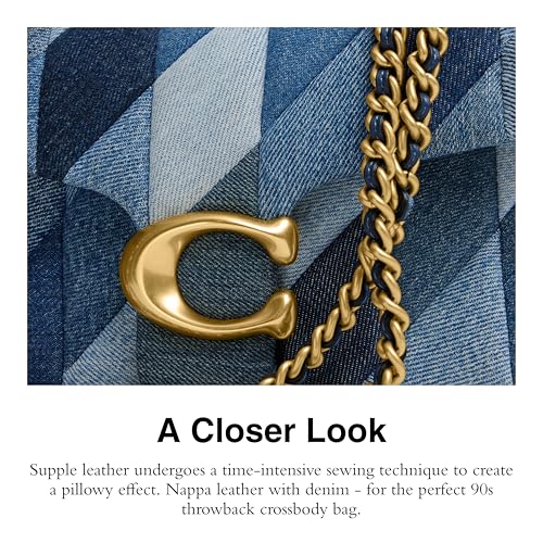 Coach Tabby Shoulder Bag 26 Patchwork, B4/Denim Multi4