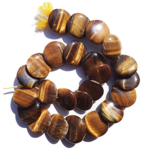 Perles oeil de tigre pour fabrication de bijoux et fils de pierres de tourmaline noire