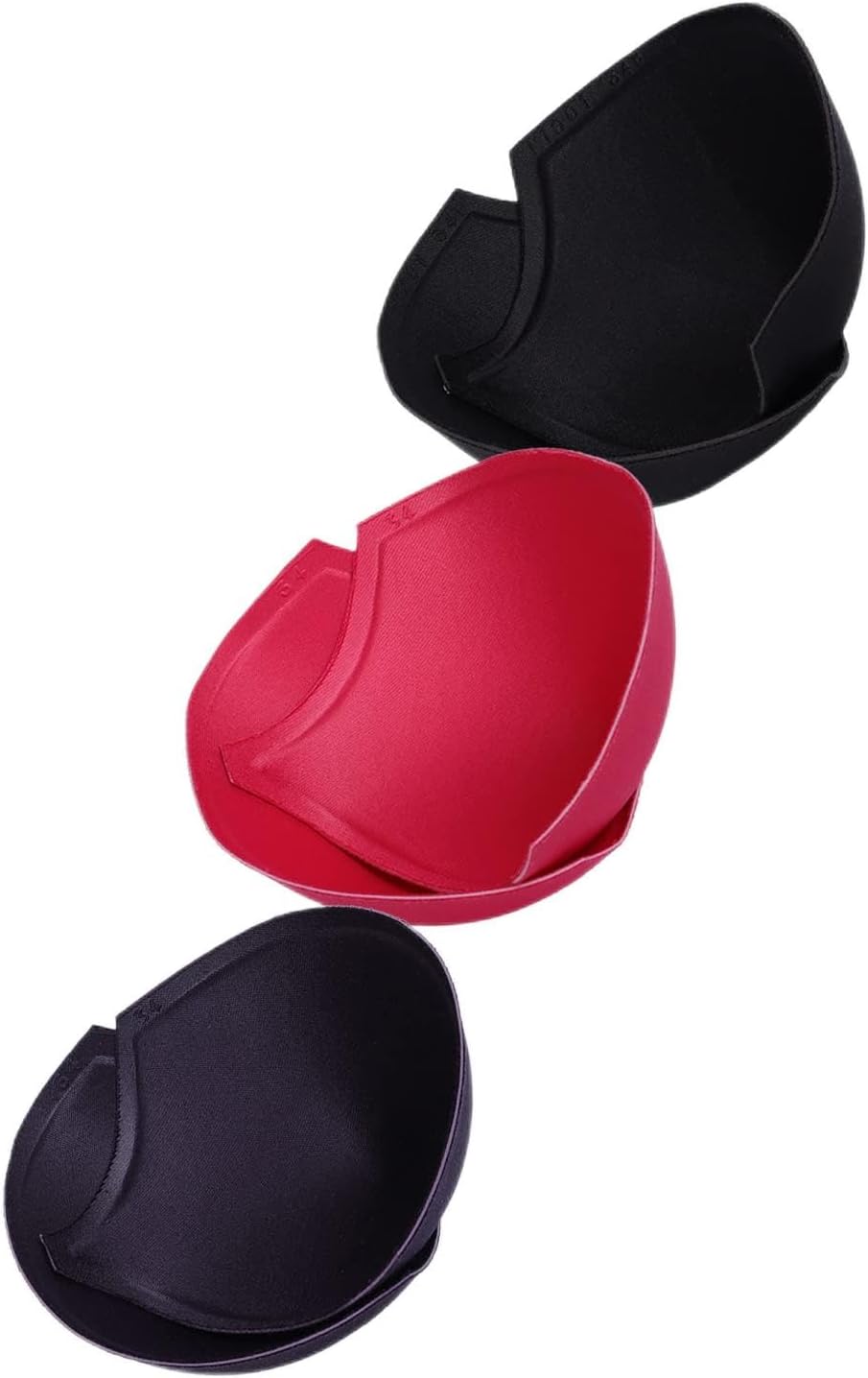Amour Secret Women's Polyester Full Cup Enhancer Foam Bra Insert Pad RK001 (Pack of 3 Pair)