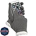 Isotoner Women's Smartouch Stretch Fleece Glove with Sherpasoft, Oxford Heather, One Size