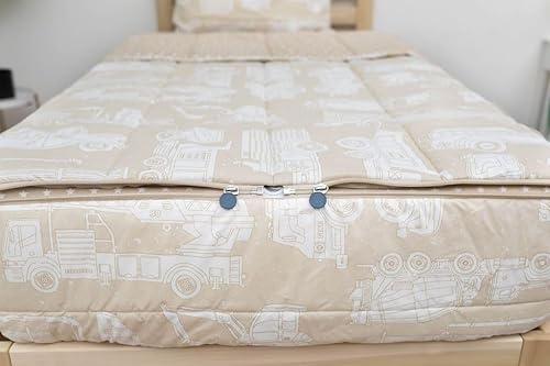 Miniatura 6 de Beddy's Nod & Winks - Juego de ropa de cama para niños, tamaño individual, diseño Mack, juego de ropa de cama de 3 piezas con cremallera y funda de
