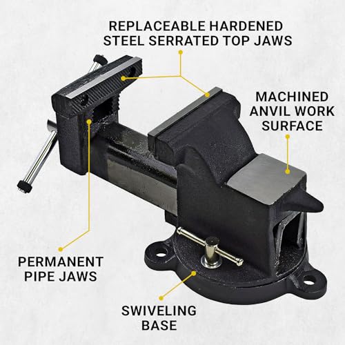 Yost Vises 910-AS 10" Heavy Duty Steel Bench Vise - Thumbnail 3