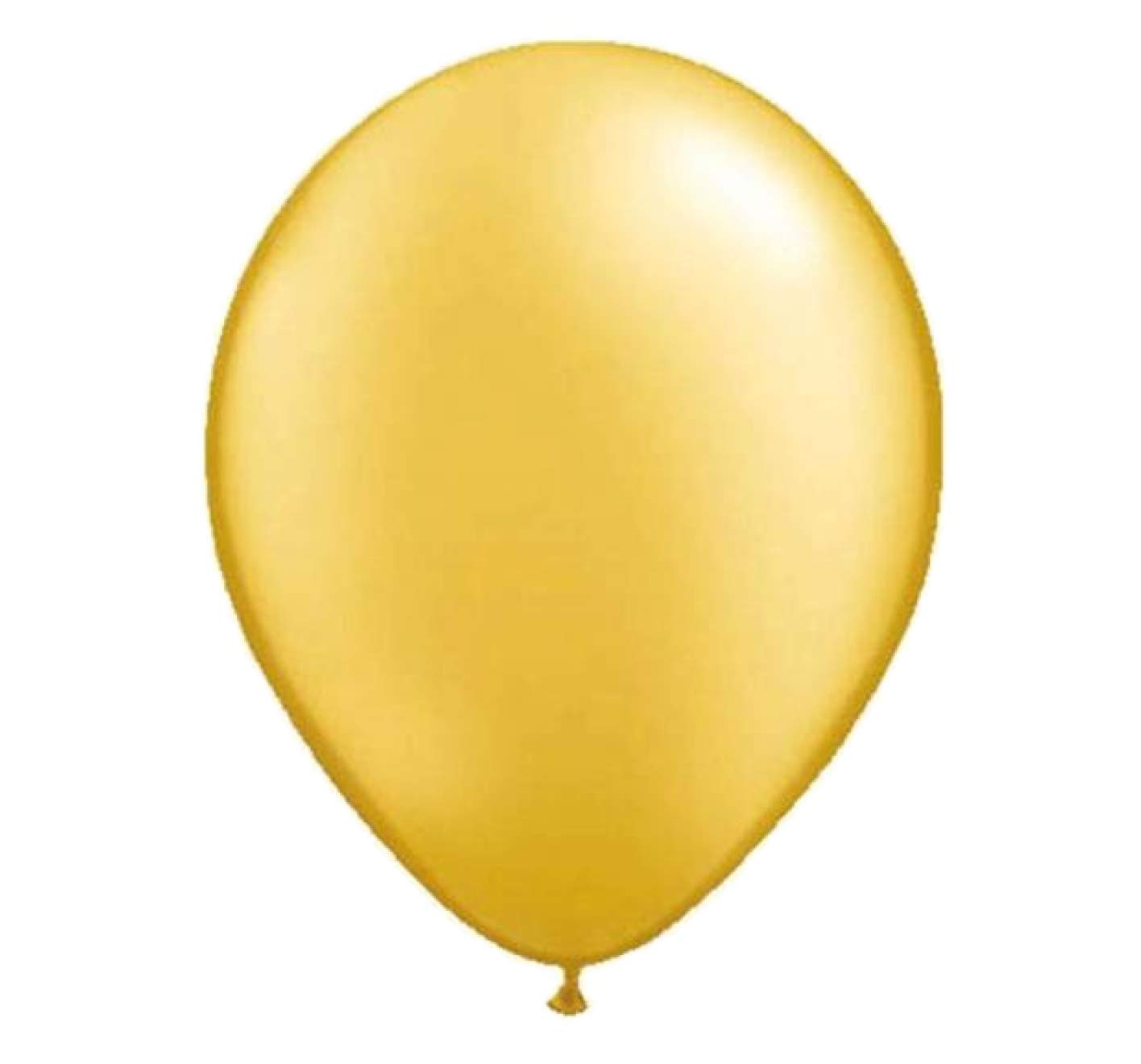 Folat - Metallic Balloons For Party Decoration - Gold - 12In / 30cm - 50 pieces
