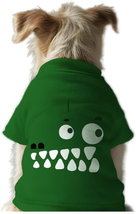 Kedi ve Köpek Kıyafeti & Elbisesi Yeşil Sweatshirt Vektör Timsah XL