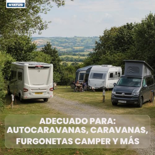 Cable de extensión de 10 m para camping y caravanas con protección IP44 6