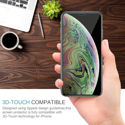 Image of AIBEX Tempered Glass for Apple iPhone 11 / Apple iPhone XR | 9H Hardness | Anti-Glare & Anti-Fingerprint | Water Resistant | Edge-to-Edge Full Screen Protector | Bubble-Free Installation