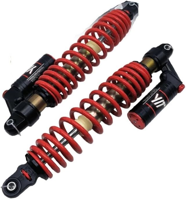 2PCS Front Shock Absorber Assembly （Red or white） fit For 1000 ATV QUAD GO KART Parts No.17001010120(White)