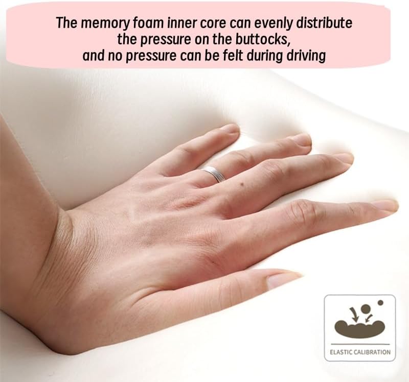 Car Headrest & Lumbar Support Cushion Kit, Ergonomic Car Seat Neck Pillow and Backseat Cushion for Driving Fatigue Relief, Driving Seat Memory Foam Neck Back Rest Pillows (Grey) - Image 8